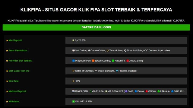 klikfifa, klik fifa, klikfifa gacor, klikfifa slot, klikfifa asia, daftar klikfifa, link alternatif klikfifa, login klikfifa, link klikfifa, situs klikfifa